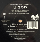 12-tolline vin&uuml;&uuml;lplaat U-GOD - Bizarre PVL53574 Wu-Tang Records 1999 USA r&auml;pp ja hip-hop/R&B kasutatud