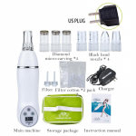 Micro Acne Remover Vacuum Massage Acne Removal Facial Smoothing Cleansing Skincare Drinding Diamond Pen home beauty equipment EU plug