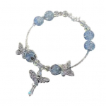 1/2 tk Naiste K&auml;ev&otilde;ru Plahvatuslik Tekstuur Muinasjutuline Tunne Virnastatud Hiina Esteetika K&auml;ev&otilde;ru Liblika Ripatsiga 1pc