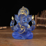 Selge Lord Ganesha kuju Elevandi Hinduistlik Skulptuur Figuurid Buddha Kaunistus