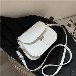 Retro-sadula &otilde;lakott Moodne PU-nahast Crossbody kott Moekas klapiga mesenger-kott Casual Lady k&auml;ekoti rahakott 19*7*14cm