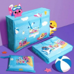 Pinkfong Beebi Hai Piknikumatt 90cm x 80cm x 2TK Lapsed