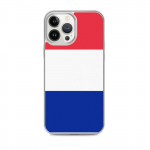 Coque iPhone &ndash; Drapeau France &ndash; iPhone 13 Pro Max &ndash; Souple &ndash; Mitmev&auml;rviline &ndash; Vertikaalne