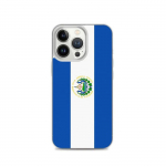 Coque iPhone &ndash; Drapeau Salvador &ndash; iPhone 13 Pro &ndash; Supp &ndash; Mitmev&auml;rviline &ndash; Vertikaalne