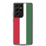 Coque T&eacute;l&eacute;phone - Samsung - Galaxy S21 - Drapeau Hongrie - Souple - Mitmev&auml;rviline
