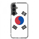 Coque T&eacute;l&eacute;phone &ndash; Samsung &ndash; Galaxy S24 Ultra &ndash; Drapeau Cor&eacute;e du Sud &ndash; Souple &ndash; mitmev&auml;rviline