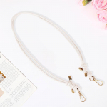 Reguleeritav kotirihm isetehtud Crossbody &otilde;larihma vahetus k&auml;ekoti rihmakoti tarvikud valge