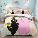 Barbapapa multikas tekikott Anime 3D-tr&uuml;kiga Armas laste magamistoakomplekt Pol&uuml;ester T&auml;iskasvanu kingitus 2/3 tk Voodipesu US Twin(172x218cm)
