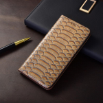 IPhone 16 15 14 11 12 13 Pro Max Plus Mini Flip Ehtsast Nahast Telefoni&uuml;mbris iPhone 14 Pro Max punakas kolla-pruun