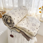 Klass A Pestaud Puuvillane Kahekihiline Gaas Sojakiud Suvine Tekk &ndash; Jahe, &Otilde;huline, Masinpestav, Ideaalne Konditsioneeri jaoks. 110x150cm Kids