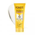 Pond's Sun Miracle SPF 55 Kerge P&auml;ikesekaitsekreem 50g Niacinamide'iga Tumedate Laikude Eemaldamiseks ja S&auml;rava Jume Saamiseks, Ei J&auml;ta Valget J&auml;lge, Pakk 1