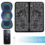 Elektriline EMS jalamassaažipadi Kaela massaažikomplekt Valu leevendamine L&otilde;&otilde;gastus Jalad Akupunktide massaažimatt &Scaron;okk Selja kaela massaažiseade Stimulatsioon