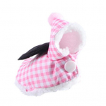 Papagoi Soe Keep Pl&uuml;&uuml;s Linnud &Uuml;ler&otilde;ivad Karvane Ruuduline V&auml;ikesed Loomad Hubane Keep Talveks Lemmiklooma Kost&uuml;&uuml;mi Aksessuaar S roosa