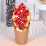 Simuleeritud v&otilde;ltsmuna vahvli n&auml;idistoit Spetsifikatsioon Tugev Blueberry Strawberry