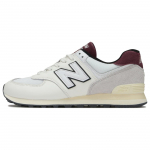 New Balance 574 Valge Burgundia Unisex Tossud U574YR2 36