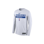 Nike NBA logotr&uuml;kiga &uuml;mmarguse kaelusega pikkade varrukatega T-s&auml;rk 22-23 hooaeg Meeste pealisr&otilde;ivad Valge DR6517-100 XS