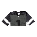 Nike Lab Kollektsioon L&uuml;hikeste Varrukatega Cropped Ameerika Jalgpalli T-s&auml;rk Naistele Must AR5967-010 L