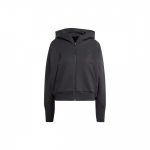 Adidas Z.N.E. T&otilde;mblukuga kapuutsipluus lihtsa logoga Naiste kapuutsipluus Must IN5128 XL