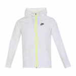 Nike Dri-Fit kapuutsiga lukuga vabaaja jakk laste &uuml;ler&otilde;ivad valge HF6419-100 S