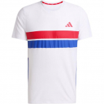 Adidas Adizero FW24 Retro Jooks ClimaCool Moodne Mugav Mitmek&uuml;lgne Kerge Kitsa L&otilde;ikega Vintage L&uuml;hikeste Varrukatega T-s&auml;rk Meeste Topid Valge JD7315 S