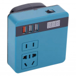 120W Elektrit&ouml;&ouml;riista Aku Inverter D C 18-21V AC 220V V&auml;lit&ouml;&ouml; Inverter D C AC Inverter Sobib DeWaltile Jaoks Makita sinine