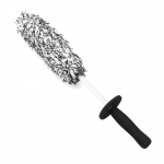 Rattarehvihari Autopesu libisemisvastase k&auml;epidemega tolmueemaldaja rehvipuhastust&ouml;&ouml;riistad Universaalne autopuhastushari must