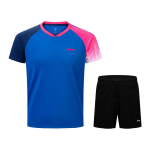 Li Ning lauatennise seeria Kiiresti kuivav Hingav Mugav Mitmek&uuml;lgne Vabaaja spordidress Unisex Spordir&otilde;ivad Sinine Must AATV069-3 S