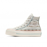 Converse Chuck Taylor All Star Lift High D&iacute;a De Muertos 2024 Unisex tossud Cream Egret Infinity-Pool A12439C 37