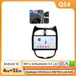 Ossuret Snapdragon 6115 Autoraadio Autoradio PEUGEOT 206 206SW 206CC 2001 - 2008 jaoks Carplay Android Auto multimeedia GPS 360 kaamera Stereo QS4 8Core 4G 32G A