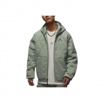 Jordan Sport Therma-Fit Logo Mugav &Uuml;hev&auml;rviline T&otilde;mblukuga Kapuutsiga Puuvillane Jakk Meeste jakid Horizon-Green HV4870-377 2XL