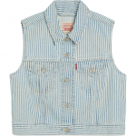 Levis Lihtne Mugav Mitmek&uuml;lgne Vabaaja Puuvillane Vest Naiste vestid Hele-sinine A7437-0007 XS