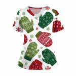 Naiste moodsad V-kaelusega l&uuml;hikeste varrukatega kombinesoonid taskutega, tr&uuml;kitud topid riided XXL roheline