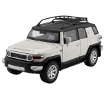 1/24 Toyota FJ Land Cruiser maastur maastikuauto m&auml;nguauto survevalu metallisulamist s&otilde;iduki miniatuurse mudeli kollektsiooni kingitus poistele lastele valge