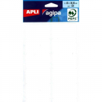 &Eacute;tiquettes - AGIPA - 120 &eacute;tiquettes blanches - 65 x 38,5 mm - Id&eacute;ales pour l'organisation - Faciles &agrave; utiliser