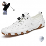 Meeste Golfi Vabaaja Spordijalatsid Nahast Tennised V&auml;litingimustes Murule Golferi Treeningu Spordijalatsid Hingavad Suur Suurus 46 47 Golfi Treeningjalatsid 5.5