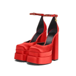 Uued naiste kingad Retro Mary Janes Paksude kontsadega Sandaalid Kevad Platvorm Kleidipeo Pulmad P&otilde;hjalikud Jalan&otilde;ud Naine Suur Suurus 39 black