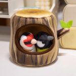 Simulatsioonlind ja pesa &uuml;hes pehmed loomad nukud pehme kodu kontori dekoor padi beebi lohutusnukk t&uuml;drukute poiste kingitused bird into nest 15cm