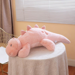 90cm Squishy Dinosaurusnukk Pl&uuml;&uuml;sist M&auml;nguasi Pehme Dino Pl&uuml;&uuml;sist M&auml;nguasi Multikas Kawaii Loom Lapsed S&uuml;nnip&auml;ev T&auml;idisega Loom Diivaninukud Armsad Kingitused 90cm roosa
