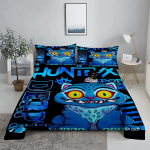 K-Pop D-Deemonik&uuml;tid 3D Digitaalne Lamevoodipesukomplekt Tr&uuml;kitud Magamistoa Voodilina Padjap&uuml;&uuml;r Voodipesukomplekt Kodu Kaunistamiseks 200X230cm(3Pcs)
