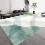 Kerge luksuslik roheline geomeetriline suur elutoa vaip Kaasaegne kodu kaunistus Magamistoa vaibad Pehmed libisemiskindlad elutoa diivani p&otilde;randamatid 60*90cm