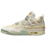 Air Jordan 4 Retro SE Somos Eternos Meeste Tossud Kreemjas Pehme-P&auml;rlmutter Metallik-Kuld IM8116-047 43