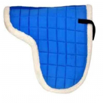 Ridex sinine puuvillasegu tepitud disainiga inglise hobuse sadulapadi. 32 Inch