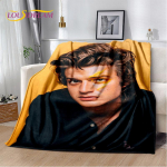 Joe Keery Steve Harrington Pehme Pl&uuml;&uuml;sist Tekk, Flanellist Tekk Visketekk Elutoa Magamistoa Voodi Diivani Pikniku Katteks Lastele 80x60in