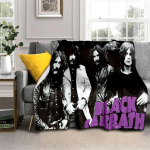 3D BLACK SABBATH Heavy Metal Rock Tekk, Pehme visketekk Kodu Magamistoa Voodi Diivani Pikniku Reisi Kontori Katteks Lastele 30x40in