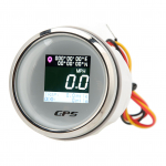 52mm GPS-kiirusm&otilde;&otilde;dik L&auml;bis&otilde;idum&otilde;&otilde;dik DC 9‑32V L&auml;bis&otilde;it IP67 Veekindel Udunev Universaalne Paadile, Matkaautole, Mootorrattale