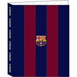 Classeur - Safta - F.C. BARCELONA - 4 anneaux - 26,5 x 33 cm - Mixte enfant punane