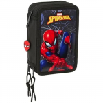 Trousse Scolaire - SAFTA - Spiderman Attack - 37 Outils - Enfants 5-14 Ans - Gar&ccedil;on