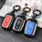 For Kia Sportage Carens Seltos Stonic Niro Pro Ceed Rondo Picanto Morning ABS Carbon Key Car Cover Case Fob Protect A Black