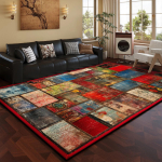 Kaasaegne abstraktne stiil Dekoratiivne vaip elutuppa Libisemisvastane Tuba Uuringutuba Magamistuba Suur vaip Ruumi kaunistus Kodumattid Pehme Pestav 120x160cm
