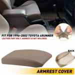 Center Console Armrest Lid leather Cover Oak Fit Tan 1996-02 Toyota 4Runner